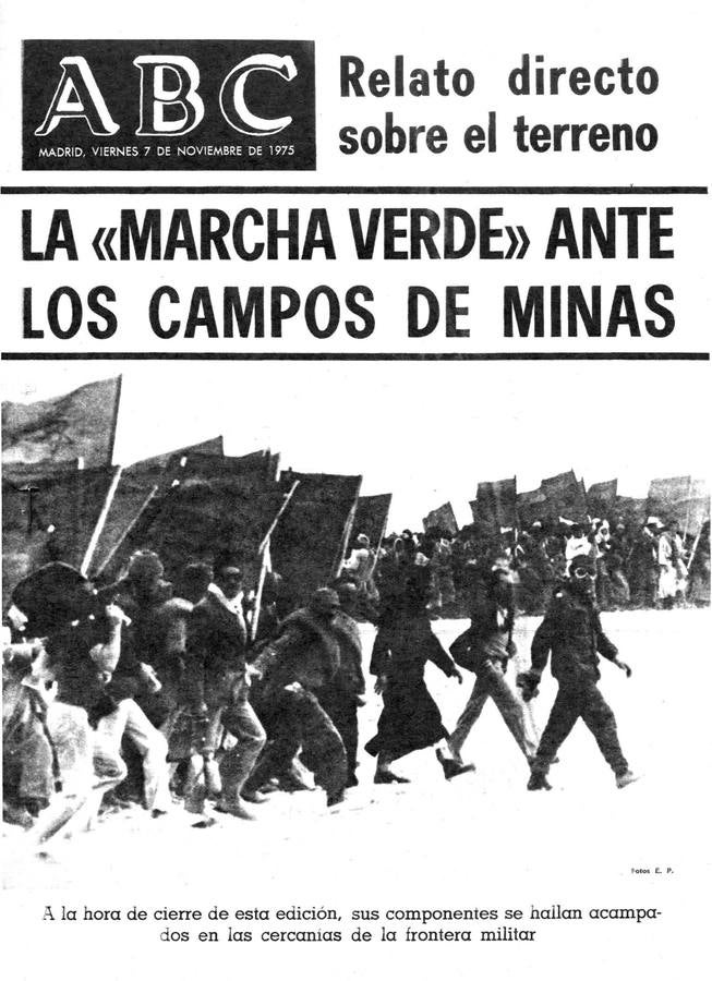 40 años de la Marcha Verde, en imágenes. ABC realizó una amplia cobertura de los acontecimientos