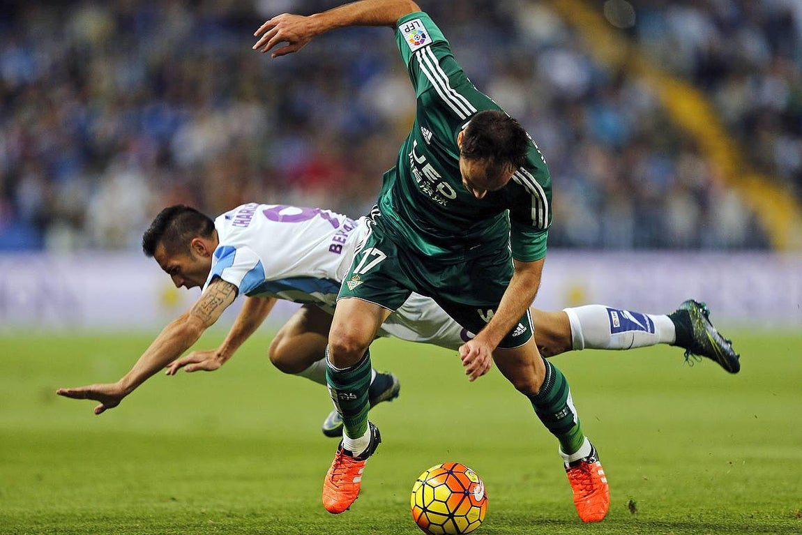 Las mejores imágenes del Málaga CF - Real Betis