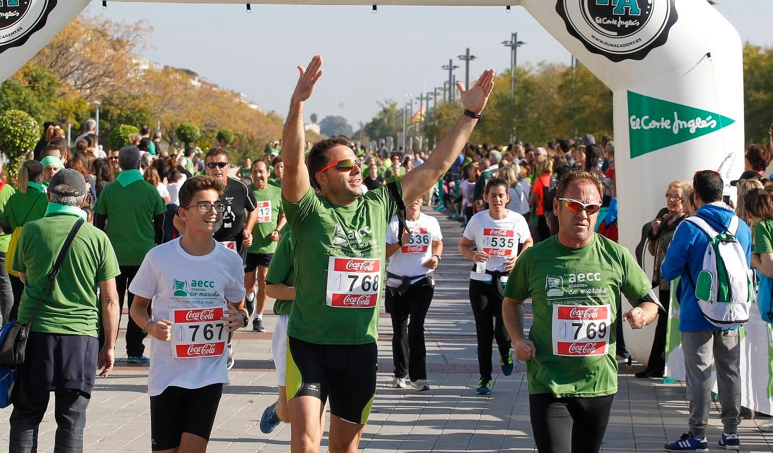 En imágenes, la masiva marcha contra el cáncer en Córdoba