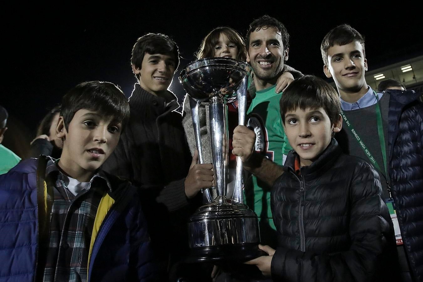 La última vez que Raúl tocó un balón