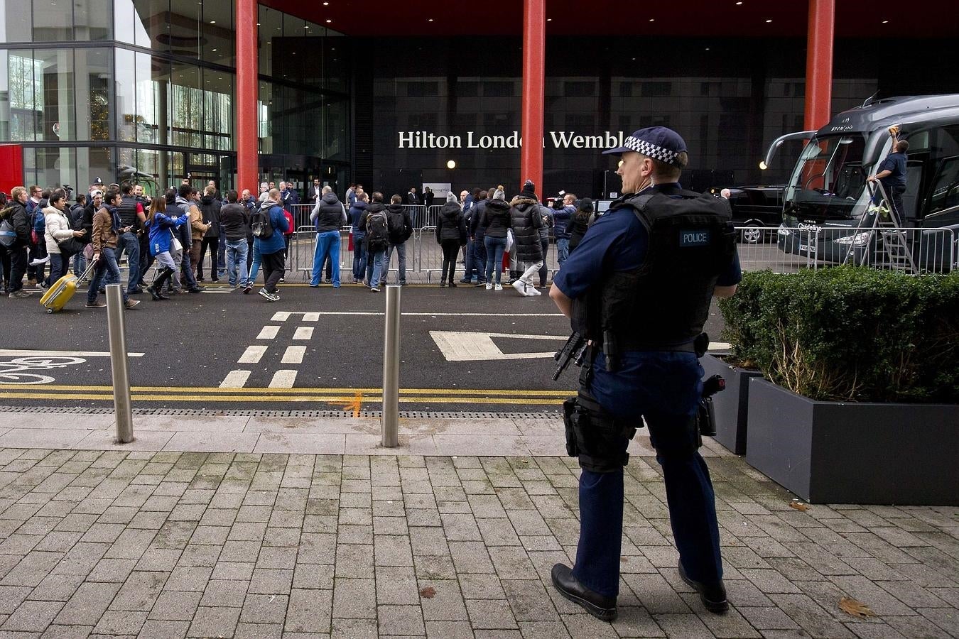 Alerta máxima en Wembley