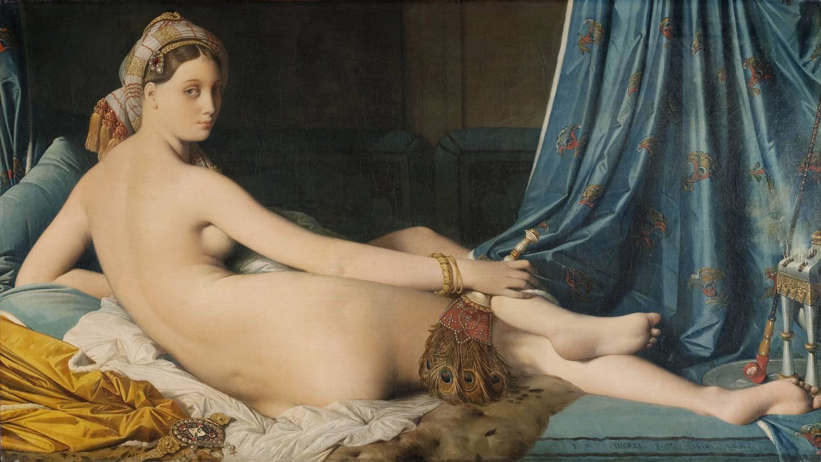 «La gran Odalisca», de Ingres (1814). 