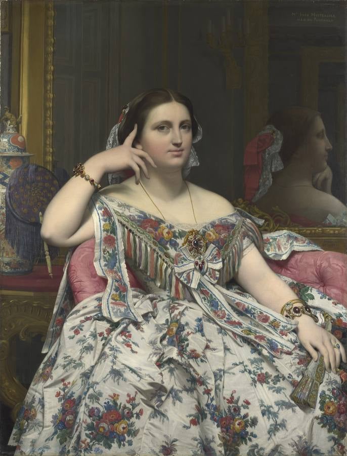 «La Sra. Moitessier», de Ingres (1856)