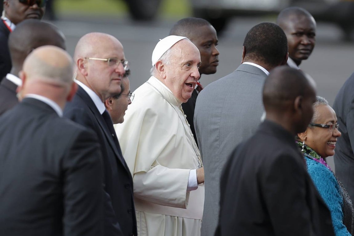 El Papa Francisco y Uhuru Kenyatta