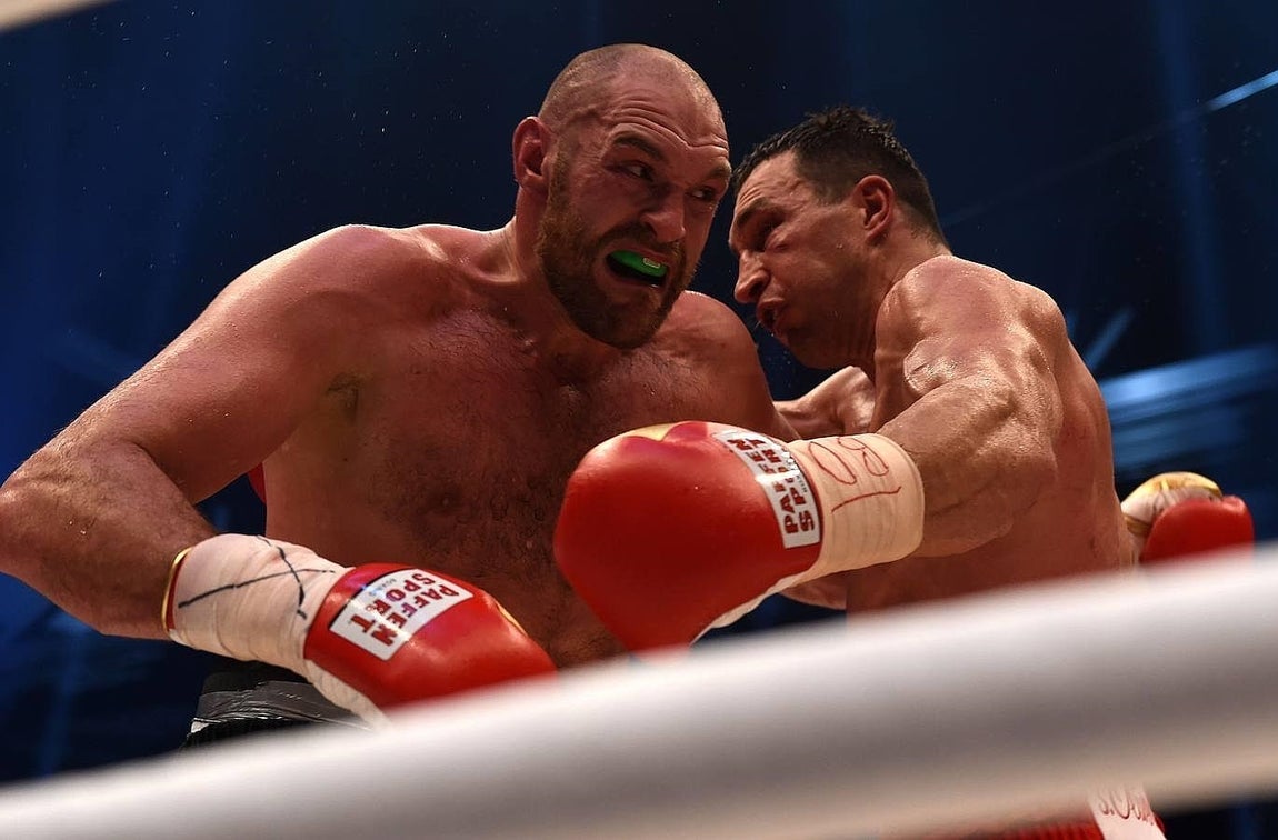 El combate Fury-Klitschko, en imágenes