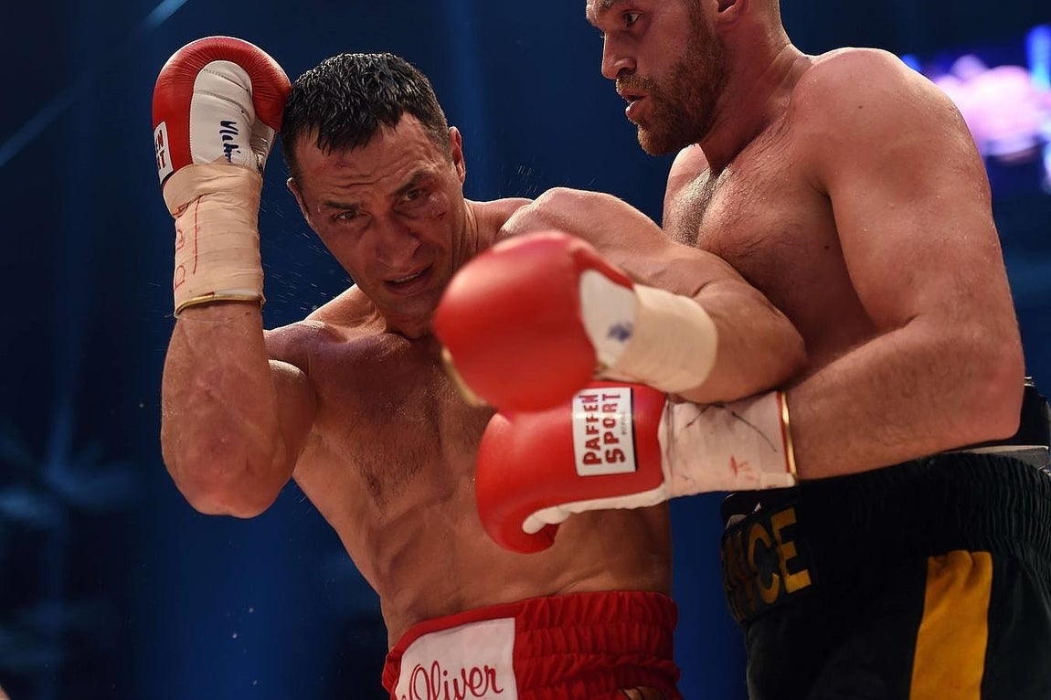 El combate Fury-Klitschko, en imágenes
