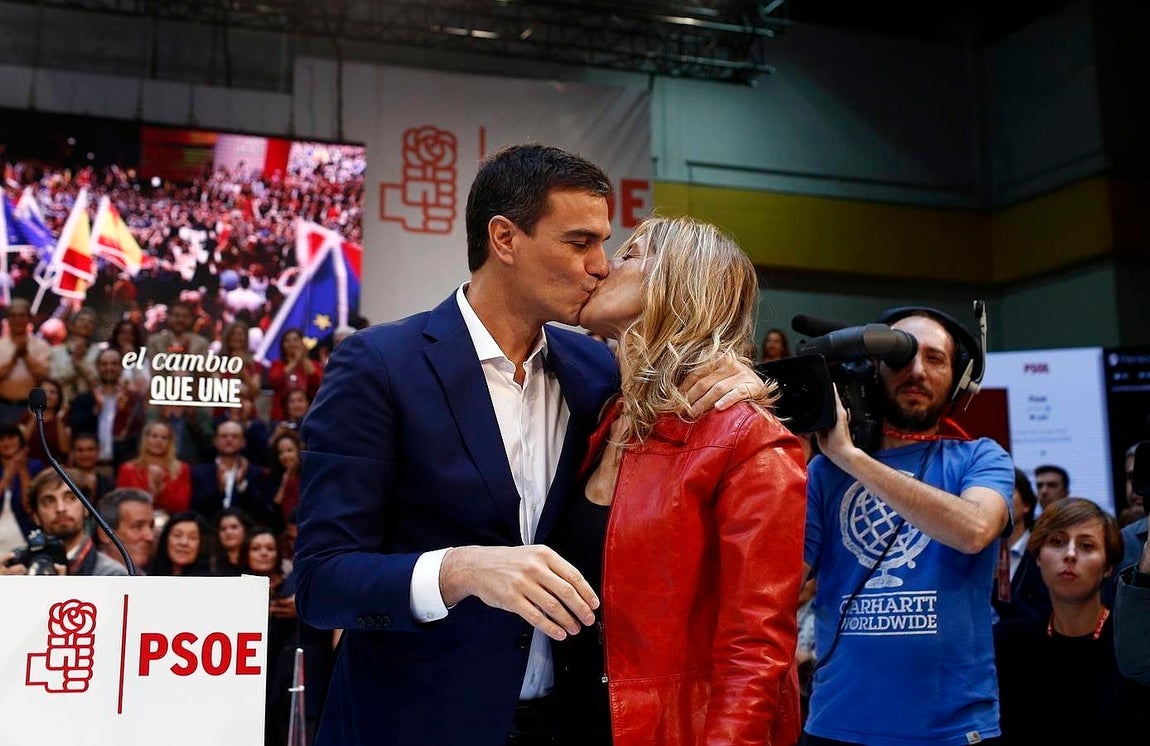 Pedro Sánchez en la presentación oficial de candidaturas al Congreso de los Diputados del PSOE.