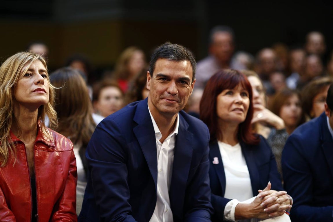 Pedro Sánchez y su mujer, Begoña Gómez