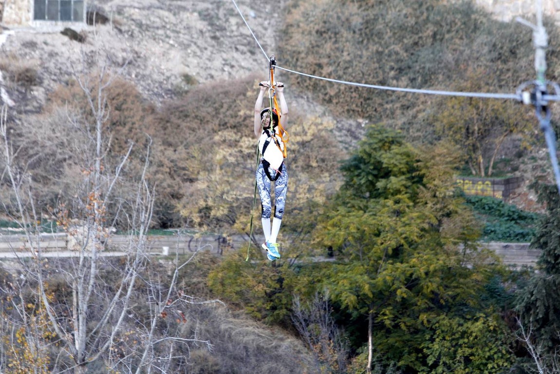 Un momento para mirar el paisaje. 