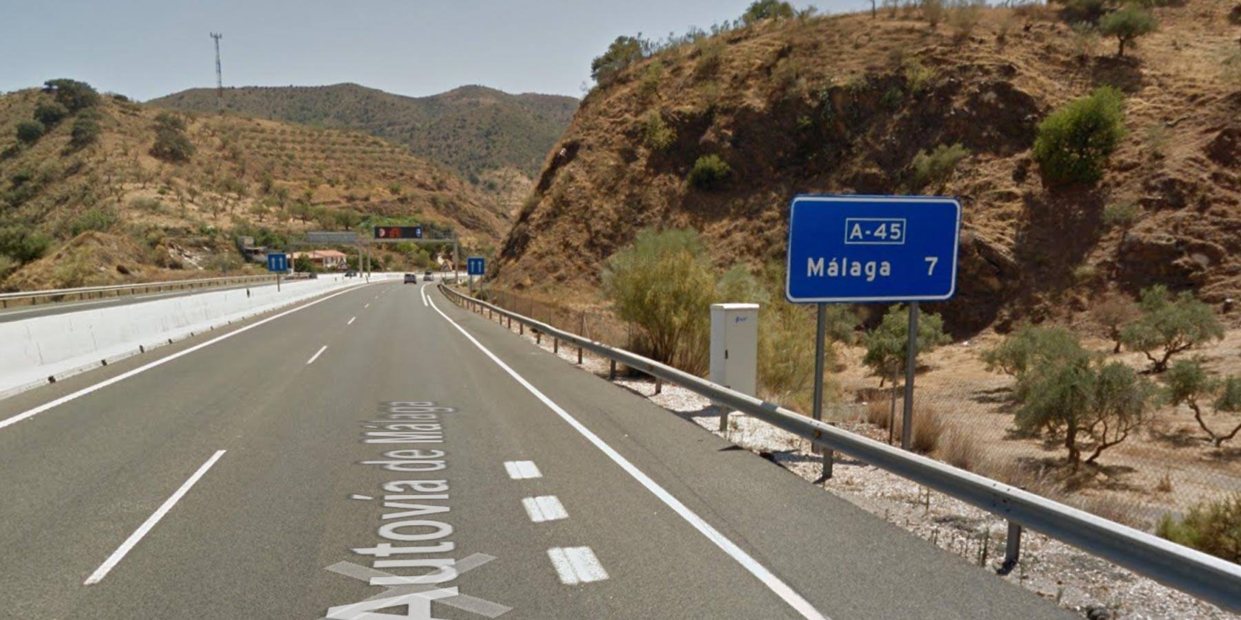 A-45 (Km 134,178 - 140,276). En sentido creciente en la Autovía de Málaga antes de llegar a Casabermeja se encuentra un radar de tramo que fue el más sancionador de toda España con 62.826 multas, más de 172 diarias