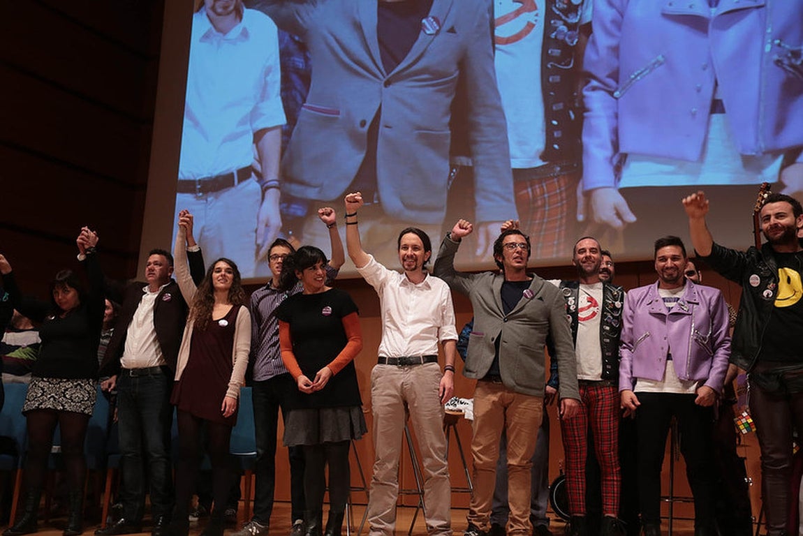 Mitin de Podemos en el Palacio de Congresos de Cádiz