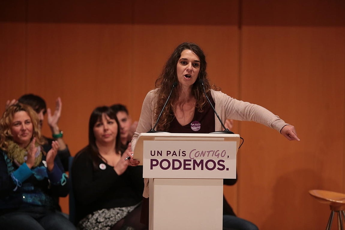 Mitin de Podemos en el Palacio de Congresos de Cádiz