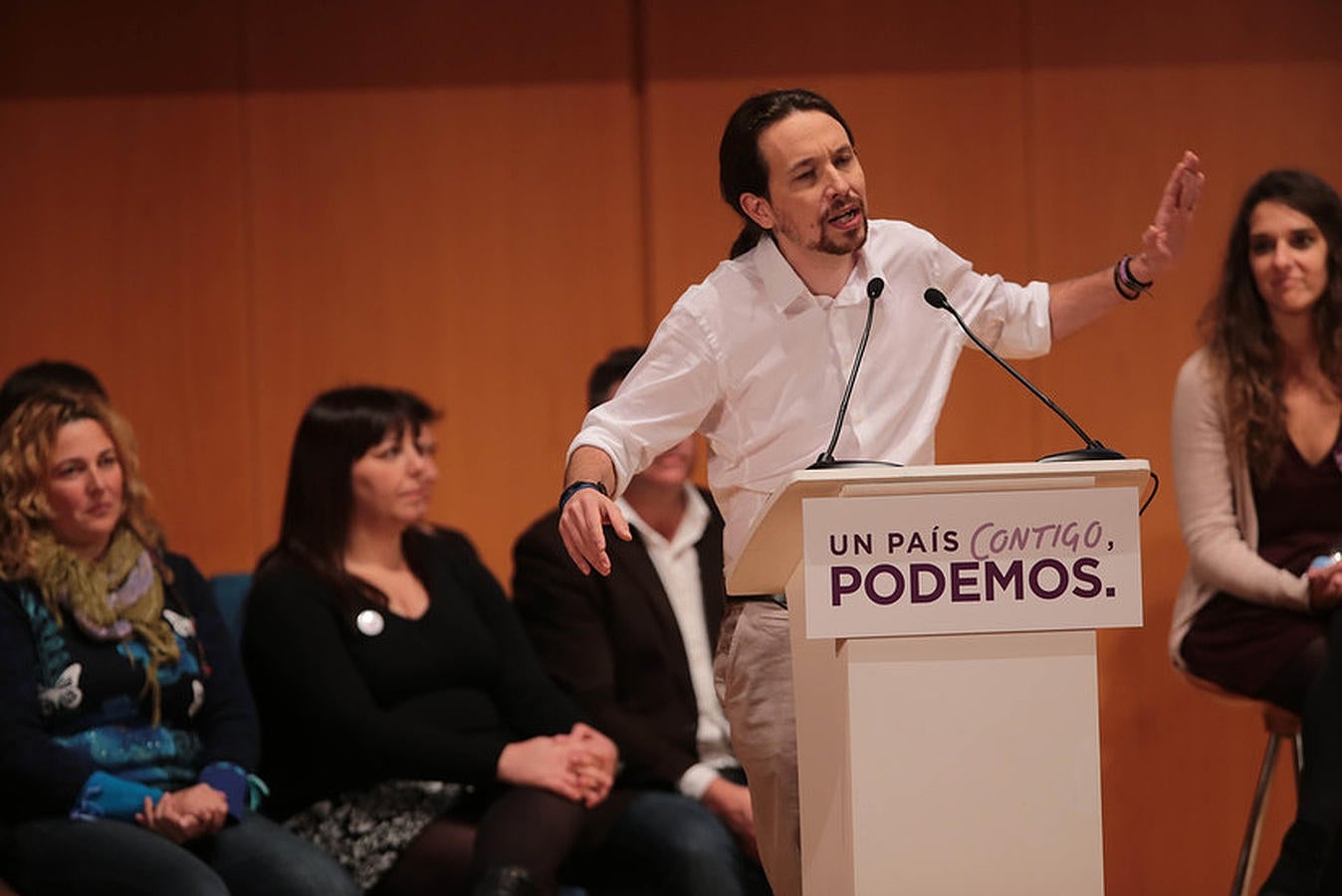 Mitin de Podemos en el Palacio de Congresos de Cádiz