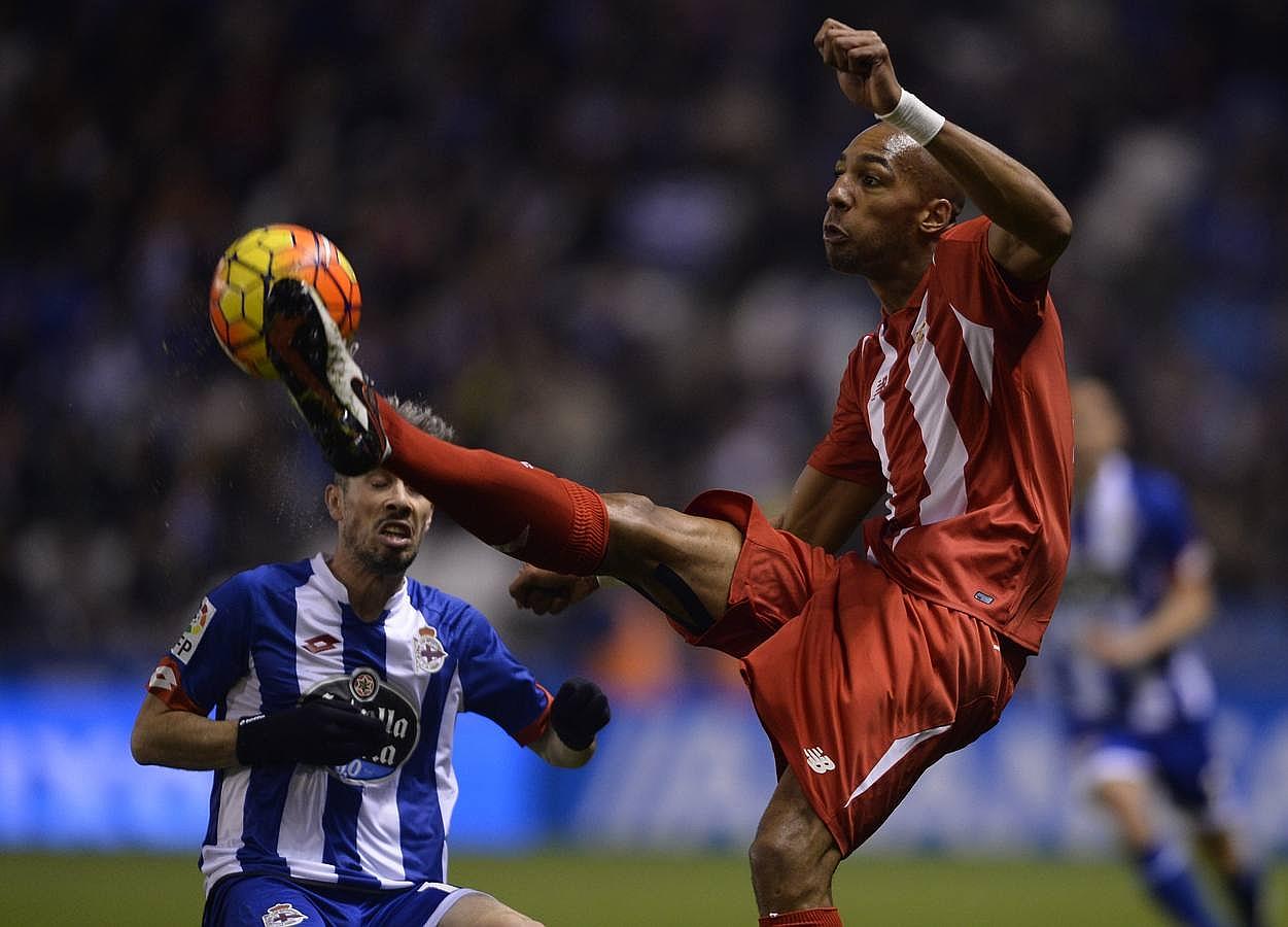 El empate del Sevilla ante el Deportivo, en imágenes