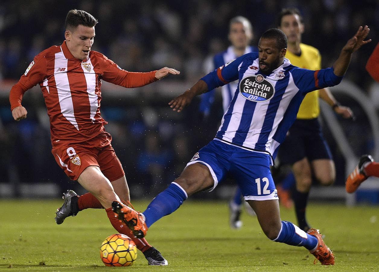 El empate del Sevilla ante el Deportivo, en imágenes