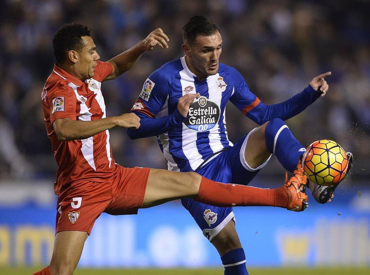 El empate del Sevilla ante el Deportivo, en imágenes