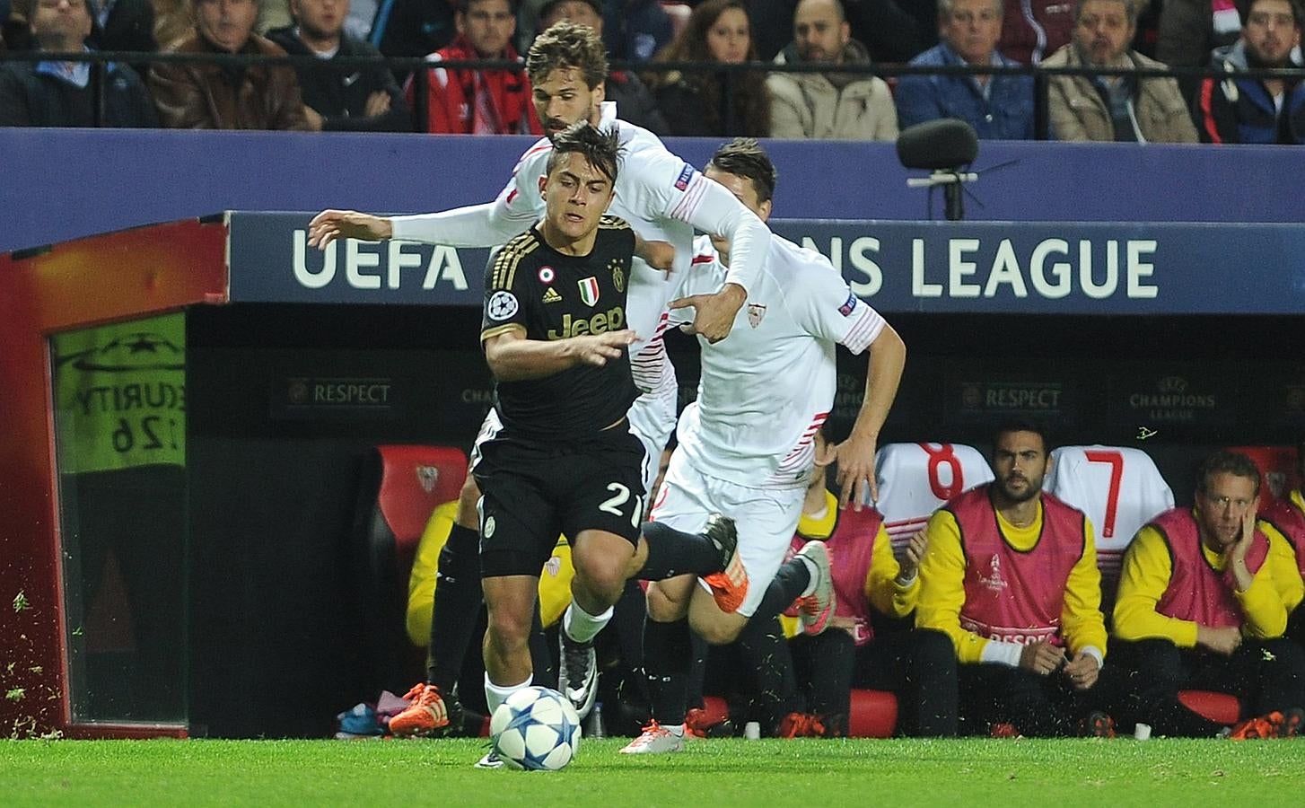 La victoria del Sevilla FC ante la Juventus, en imágenes