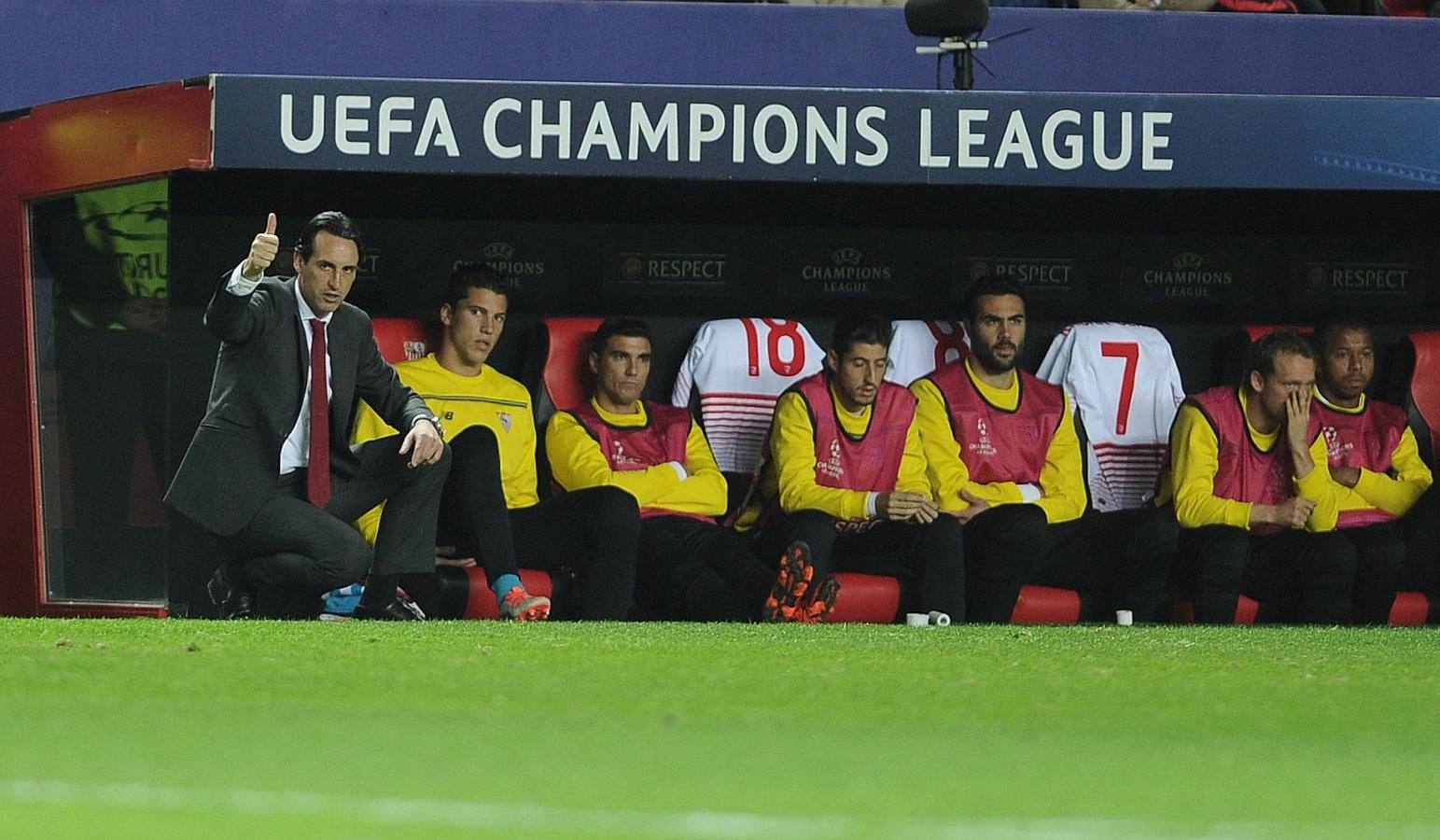 La victoria del Sevilla FC ante la Juventus, en imágenes