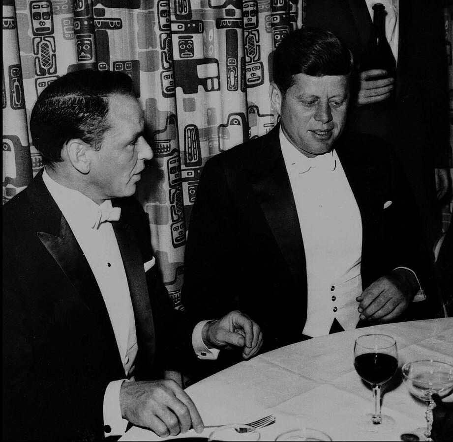 Con J. F. Kennedy, en 1961