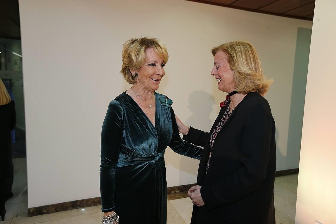 Esperanza Aguirre y Catalina Luca de Tena. 