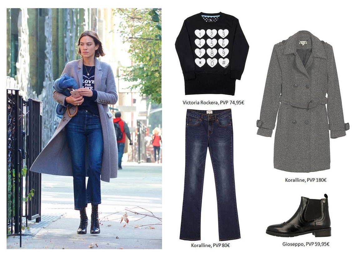 Alexa Chung, comodidad para hacer los recados. 