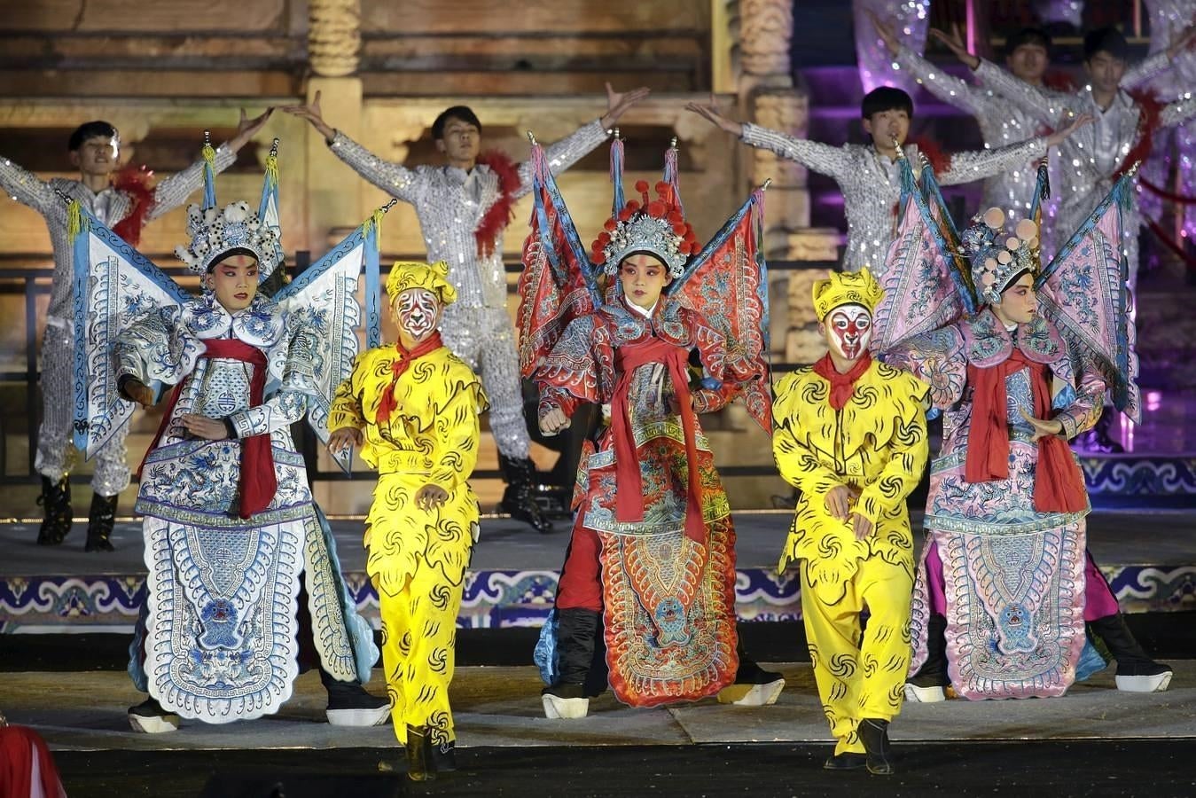 Celebración del Año Nuevo en Pekín, China. 