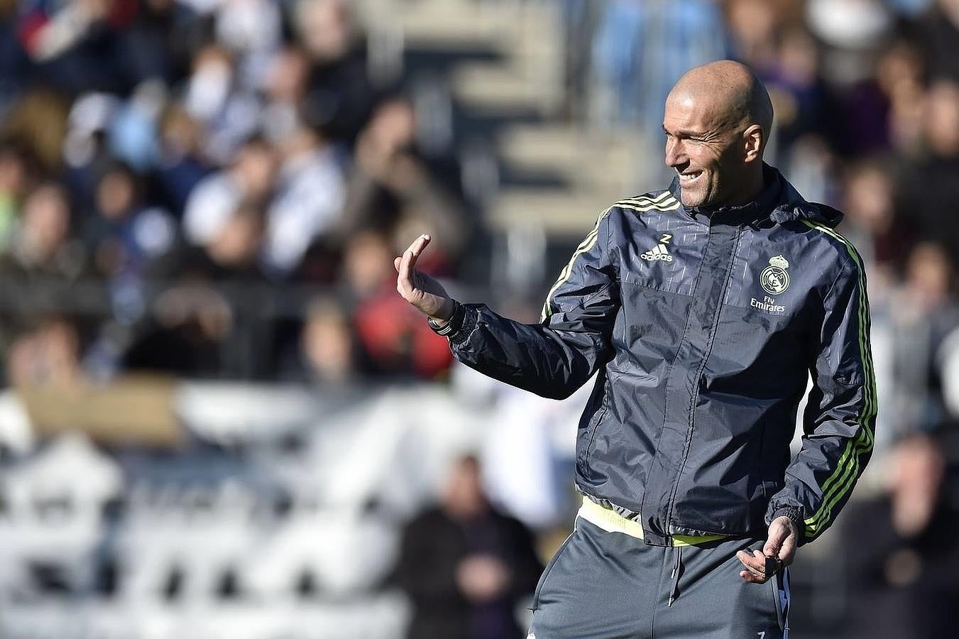 Primeras imágenes de Zidane como entrenador del Real Madrid