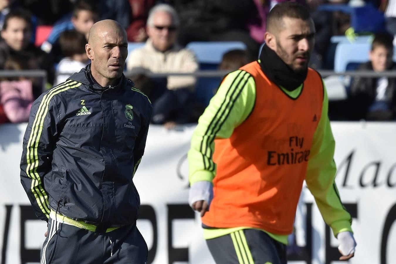 Primeras imágenes de Zidane como entrenador del Real Madrid