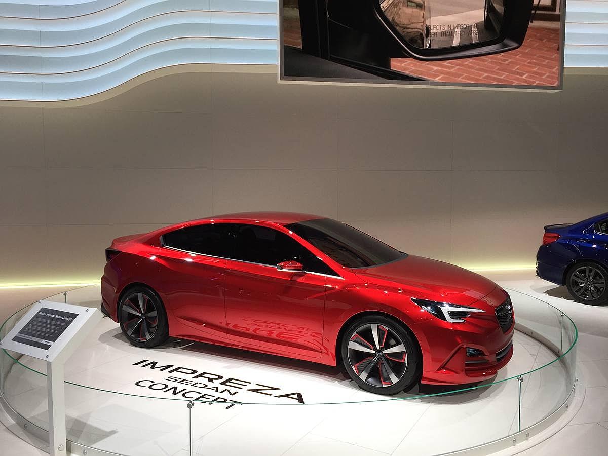 Subaru está presente, entre otros, con este sugerente Impreza Sedan Concept