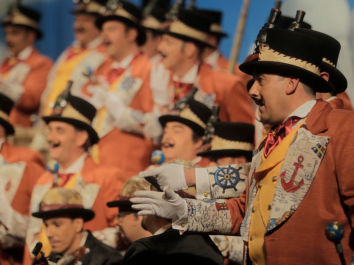 Coro La vuelta a Cádiz en 80 mundos. Carnaval de Cádiz