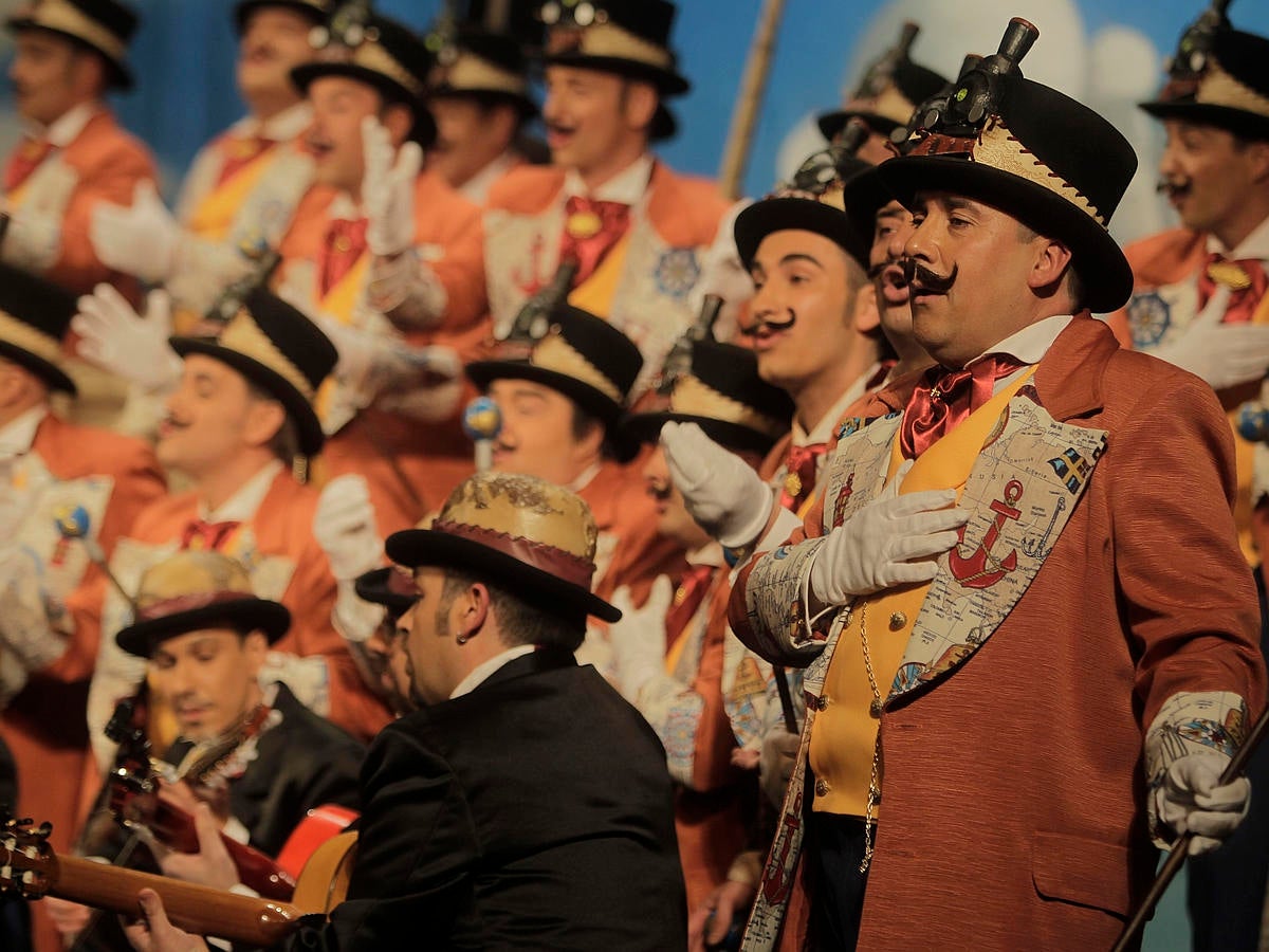 Coro La vuelta a Cádiz en 80 mundos. Carnaval de Cádiz