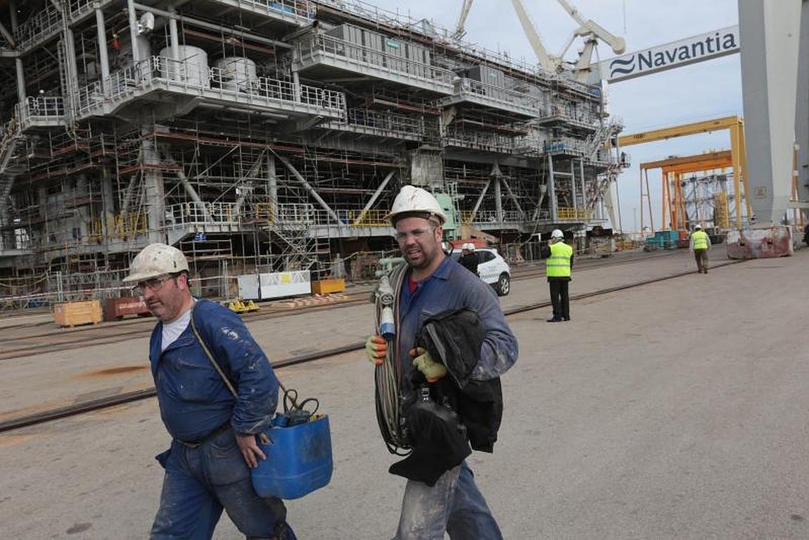 Antonio Sanz visita Navantia