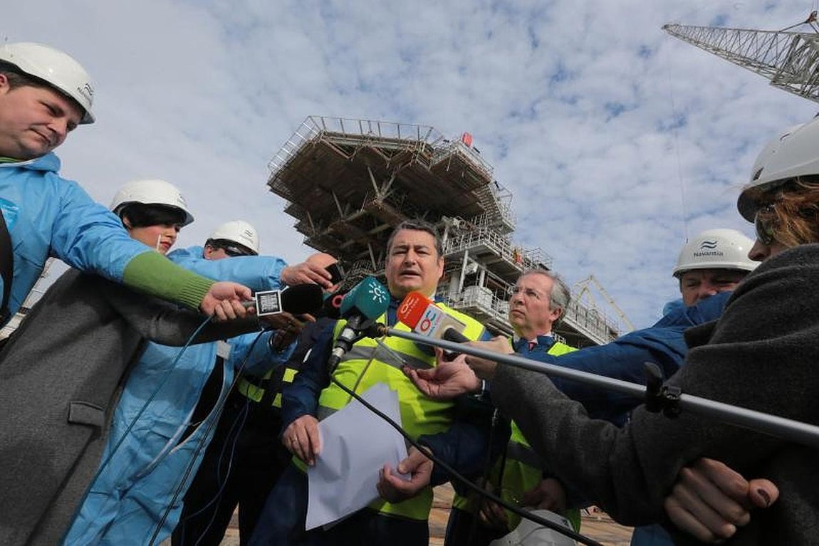 Antonio Sanz visita Navantia