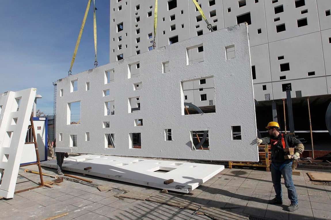 Obras del Centro de Exposiciones Ferias y Convenciones (CEFC) del Parque Joyero
