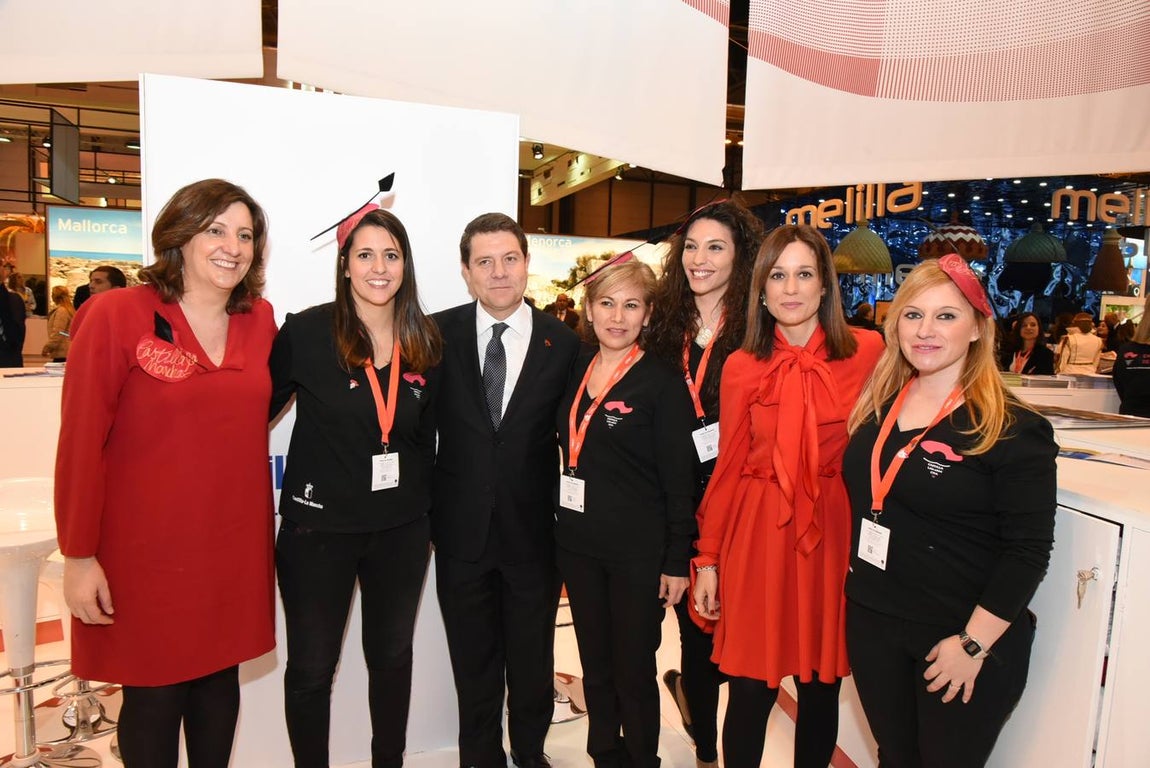 García-Page ha estado compañado de la consejera de Economía, Empresas y Empleo, Patricia Franco, y la directora general de Turismo de la región, Ana Isabel Fernández, entre otros. 