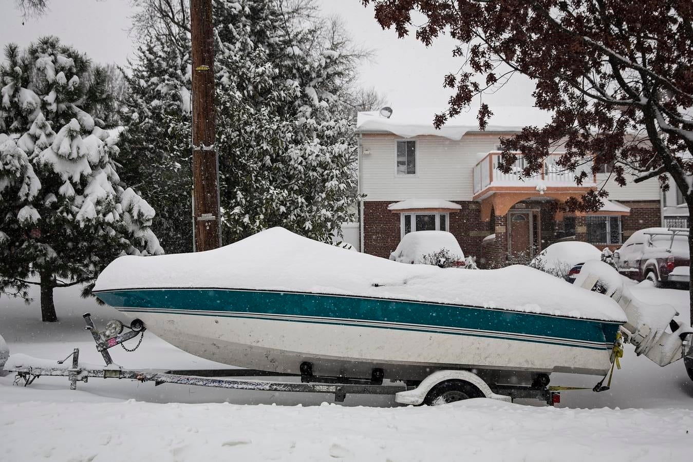 La nieve ha anegado los principales enclaves de Washington. 