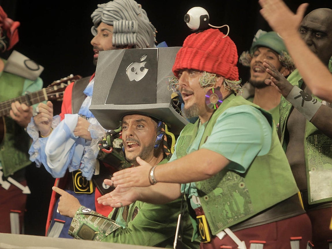 Chirigota Los piratas informáticos. Carnaval de Cádiz