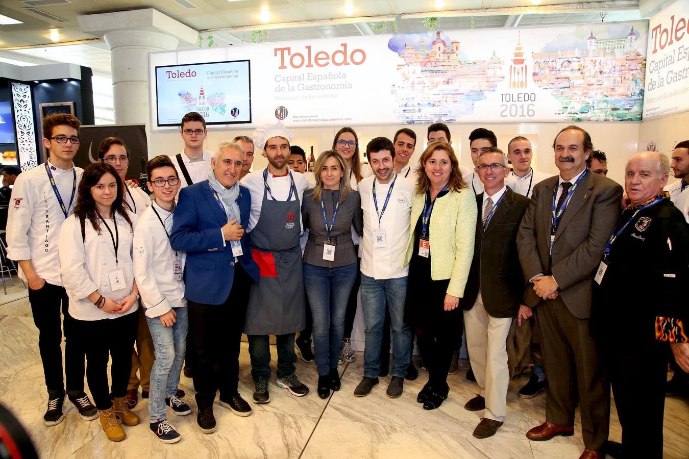 Tolón, con los hosteleros toledanos en Madrid Fusión