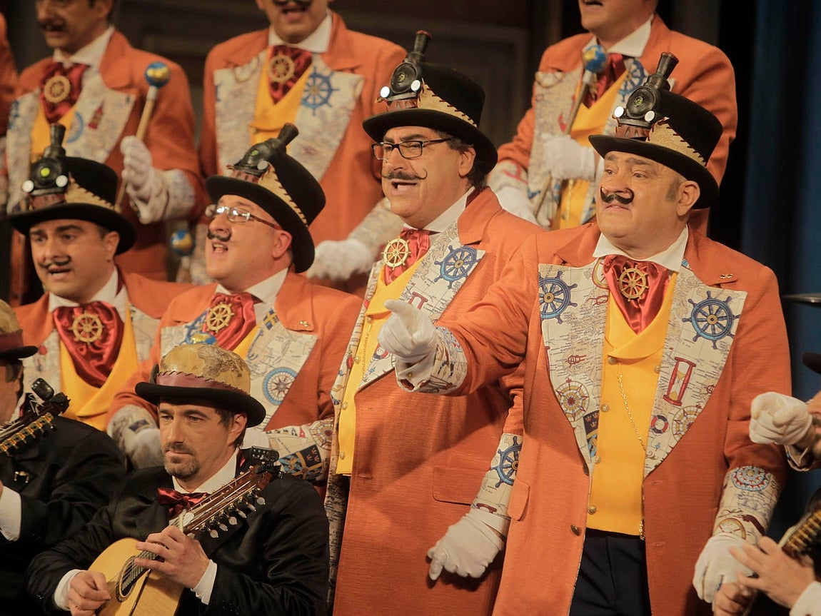 Coro La vuelta a Cádiz en 80 mundos. Carnaval de Cádiz