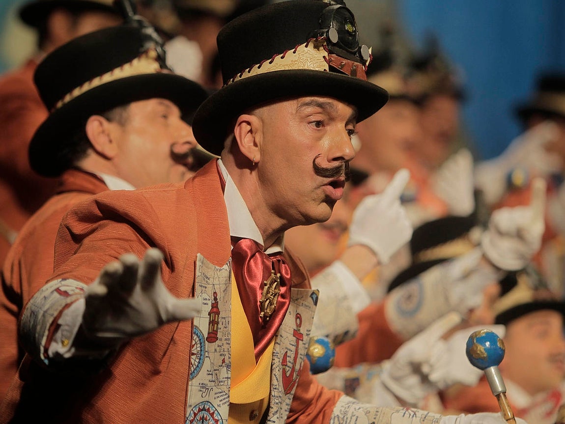 Coro La vuelta a Cádiz en 80 mundos. Carnaval de Cádiz