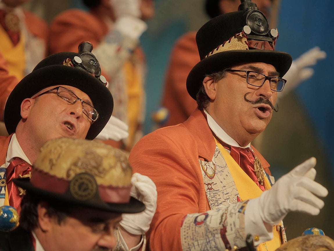 Coro La vuelta a Cádiz en 80 mundos. Carnaval de Cádiz