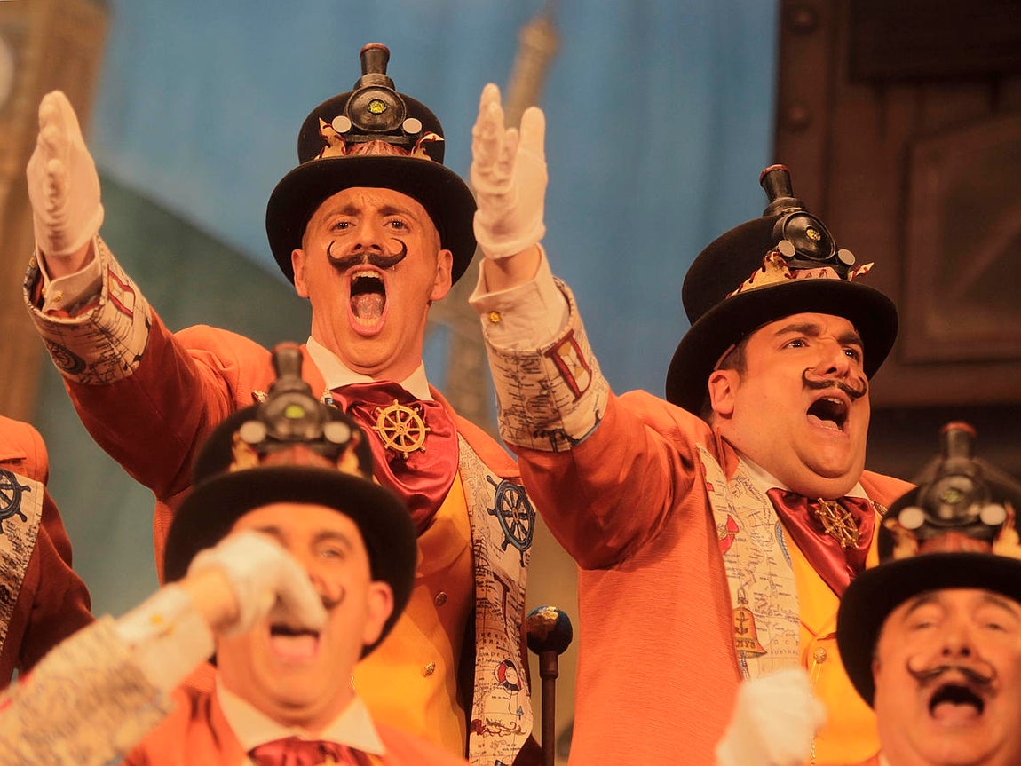 Coro La vuelta a Cádiz en 80 mundos. Carnaval de Cádiz