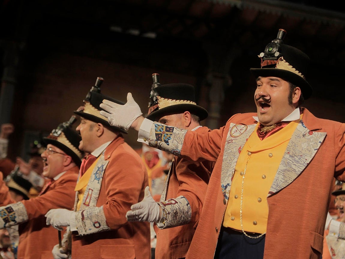 Coro La vuelta a Cádiz en 80 mundos. Carnaval de Cádiz