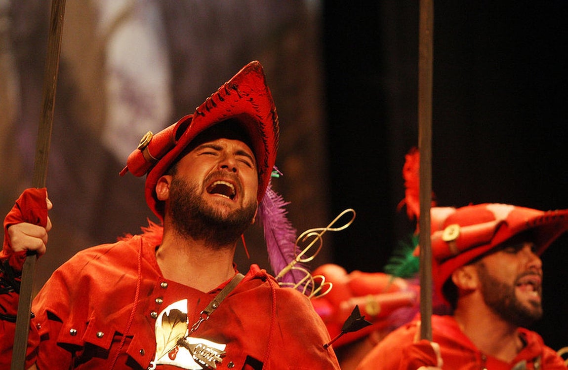 Comparsa Los arqueros. Carnaval de Cádiz 2016