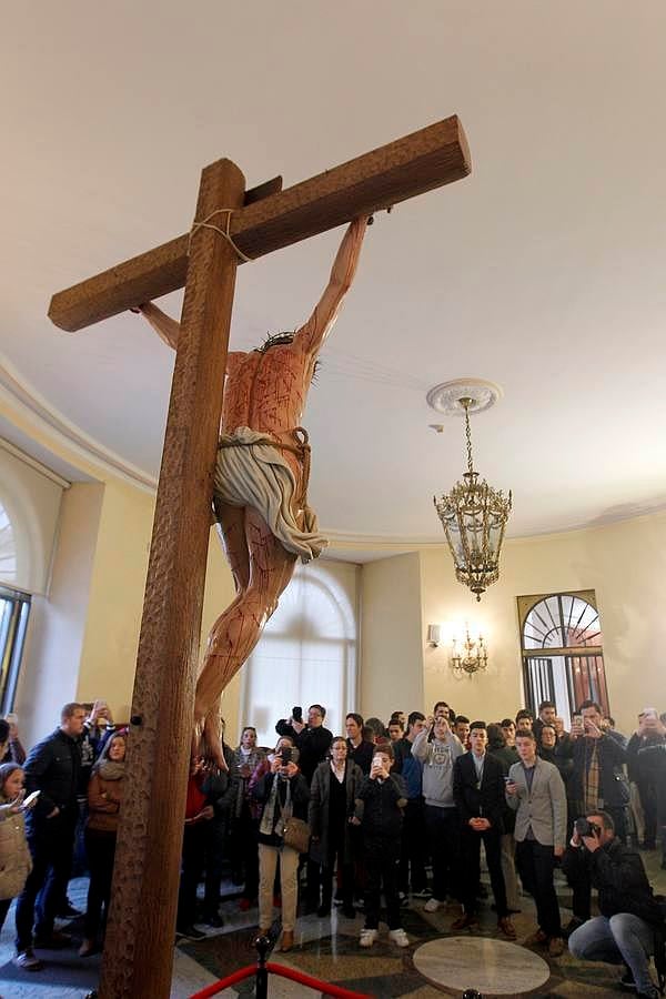 En imágenes, el nuevo Cristo de las Electromecánicas