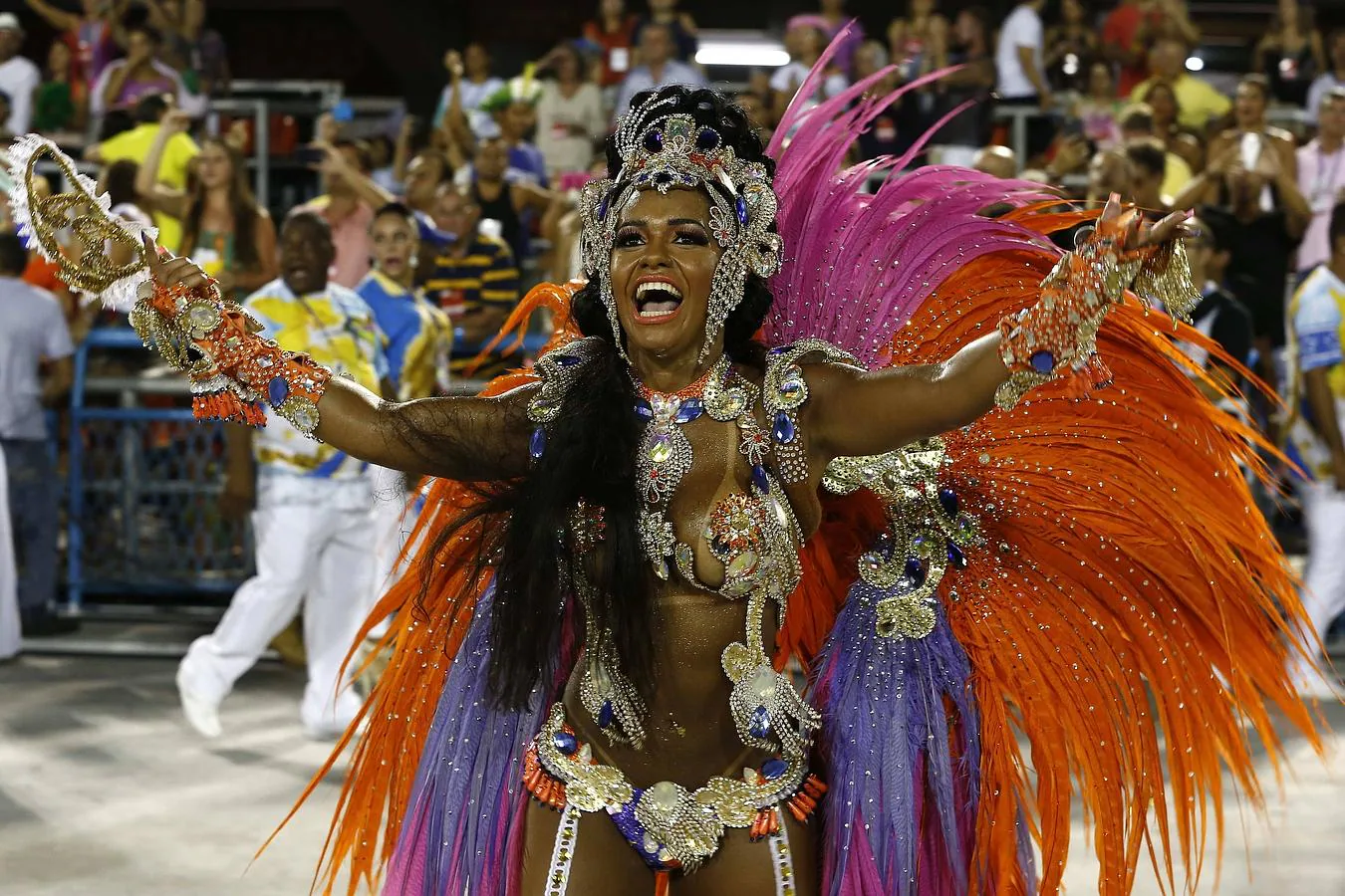Río de Janeiro celebra el carnaval. La Escuela de Samba União da Ilha do Governador participa del primer día del desfile de las Escuelas de Samba del Grupo Especial de Río de Janeiro