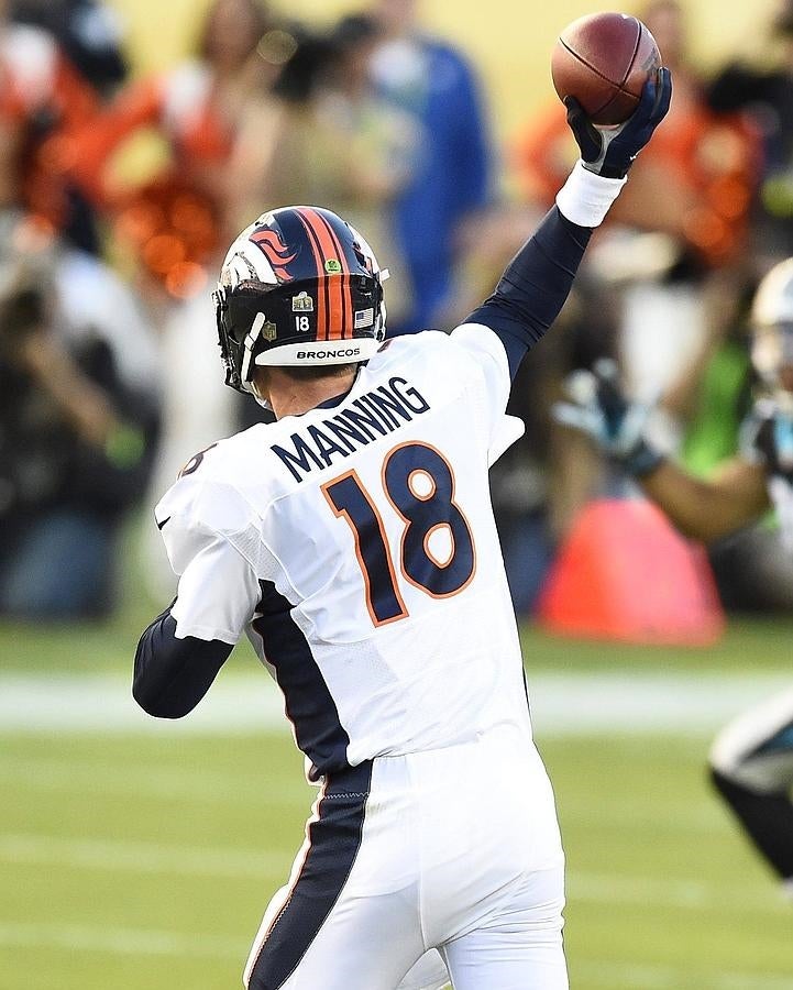 Payton Manning en su último partido. 