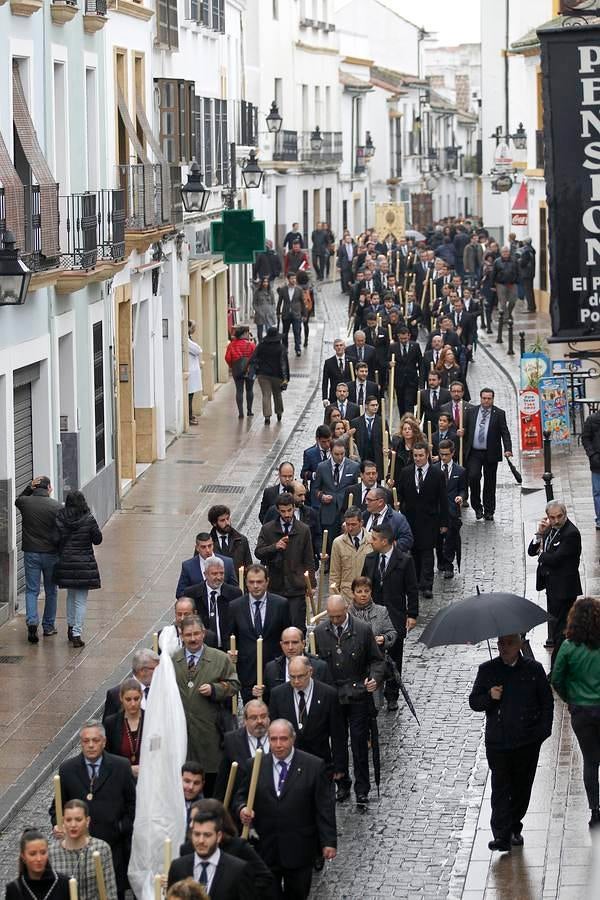 El Vía Crucis de la Agrupación de Cofradías, en imágenes