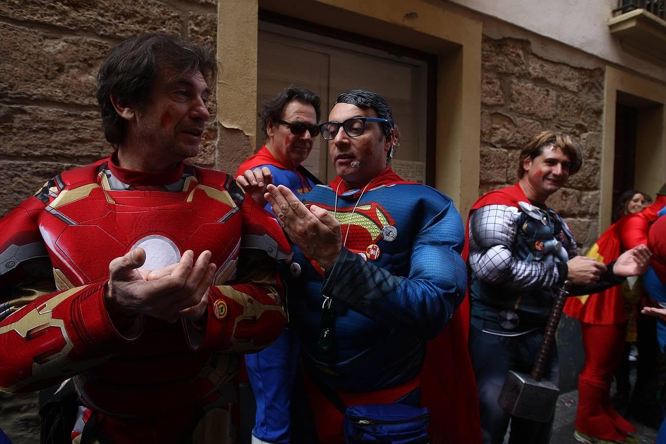 Ambiente del Domingo de Piñata de Cádiz