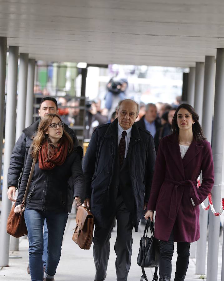 La portavoz del Ayuntamiento de Madrid, Rita Maestre, a su llegada al Juzgado de lo Penal número 6 de Madrid donde será juzgada por un presunto delito contra los sentimientos religiosos. 